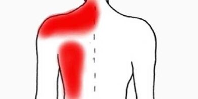 Πόνος κάτω από την αριστερή ωμοπλάτη από πίσω